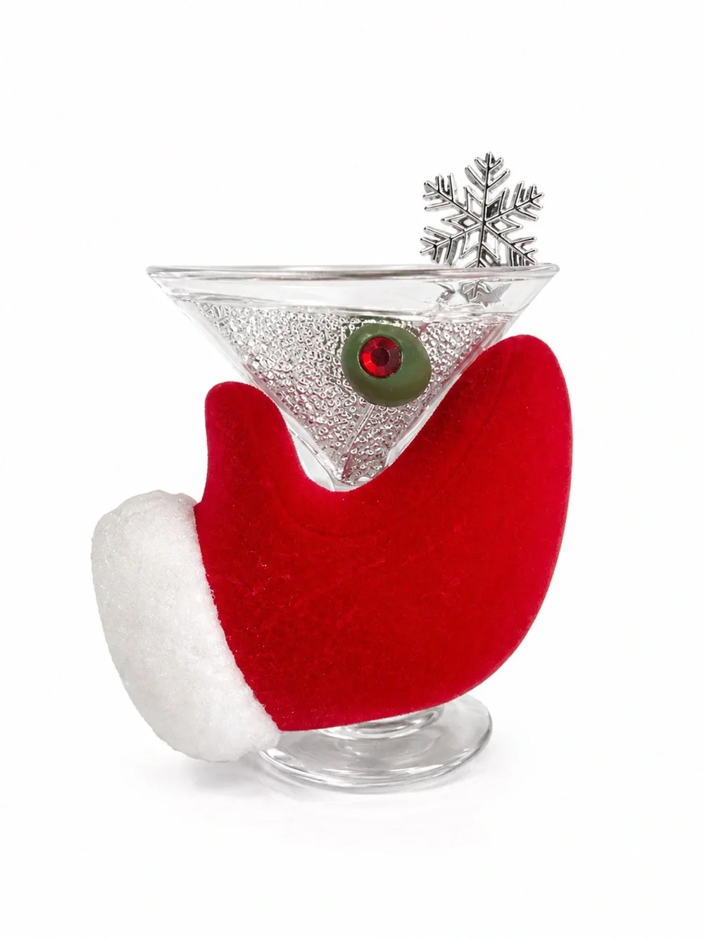 Bath & Body Works Santa Hat Martini Wallflower Plug Christmas Holiday Decor Plug